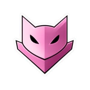 Archived source image for Pink Catmander Sticker.