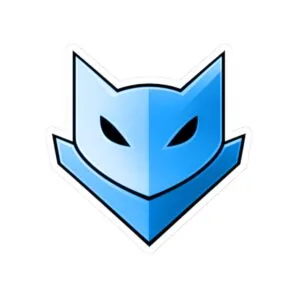 Archived source image for Blue Catmander Sticker.