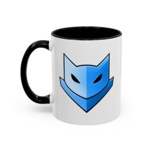 Blue Catmander Mug 11oz product photo.