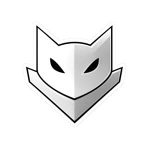 Archived source image for White Catmander Sticker.