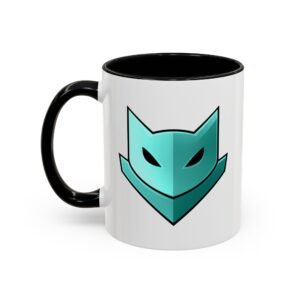 Cyan Catmander Mug 11oz product photo.