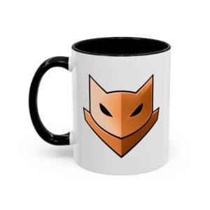 Orange Catmander Mug 11oz product photo.