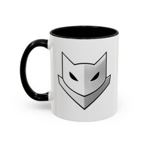 White Catmander Mug 11oz product photo.