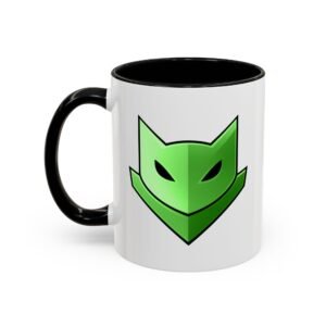 Green Catmander Mug 11oz product photo.