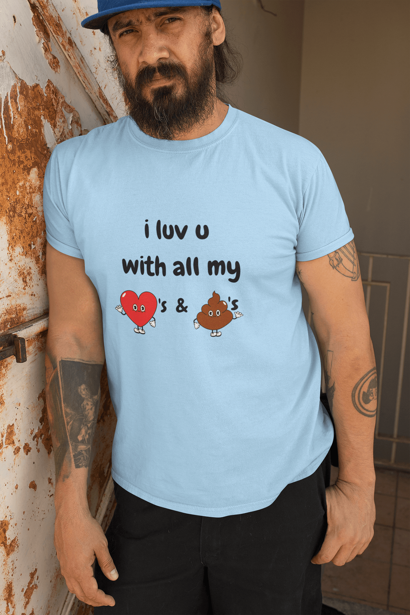 Hearts n Fart Tee design graphic